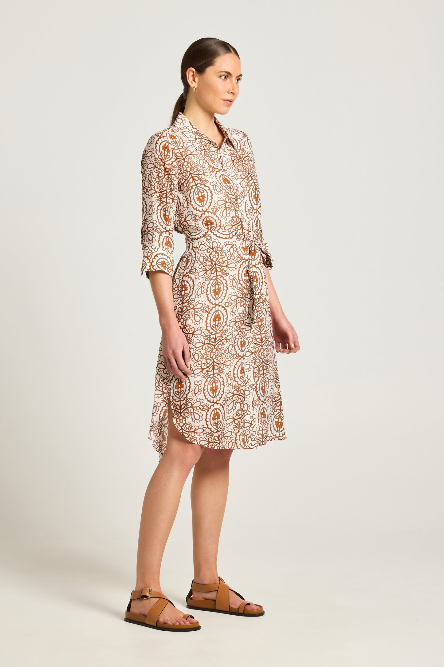 YARRA TRAIL BOHEME DRESS - TOFFEE - THE VOGUE STORE