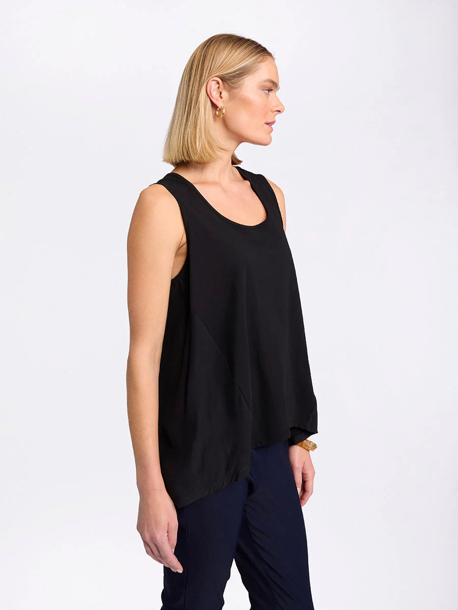 MARCO POLO SPLICED BACK TANK - THE VOGUE STORE