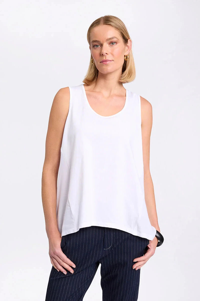 MARCO POLO SPLICED BACK TANK - THE VOGUE STORE