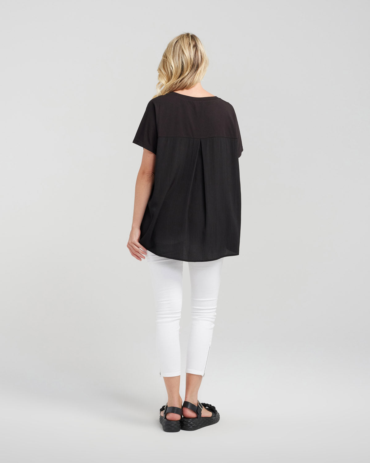 ZAFINA ALICE TOP - BLACK - THE VOGUE STORE