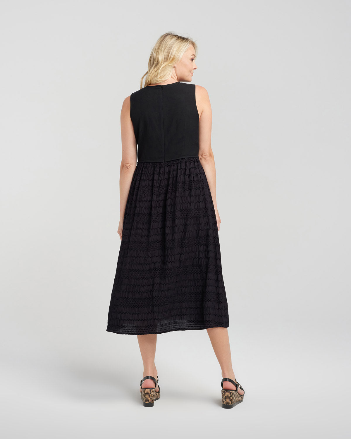 ZAFINA JENNY DRESS - BLACK - THE VOGUE STORE