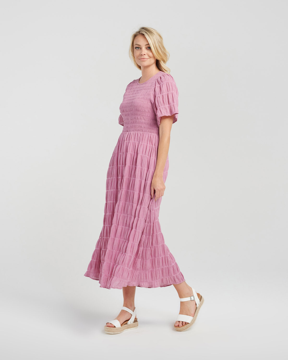 ZAFINA NICOLE DRESS - ROSE - THE VOGUE STORE