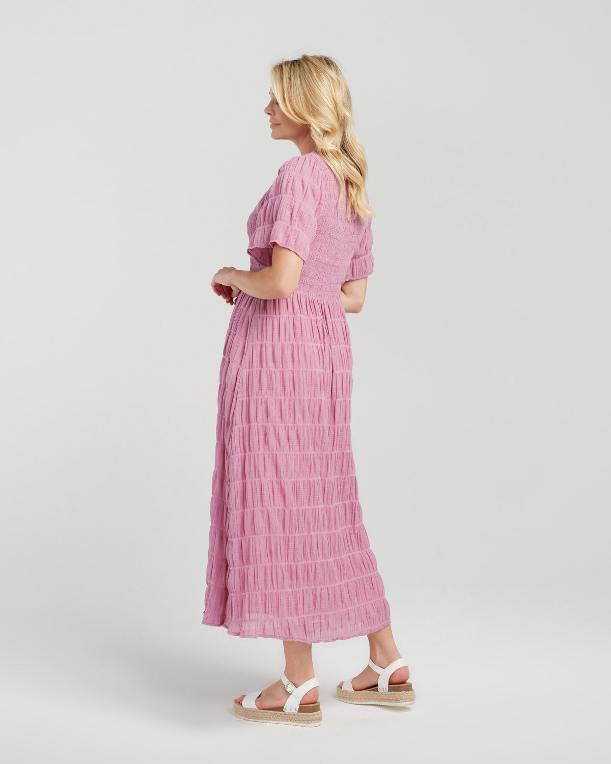 ZAFINA NICOLE DRESS - ROSE - THE VOGUE STORE