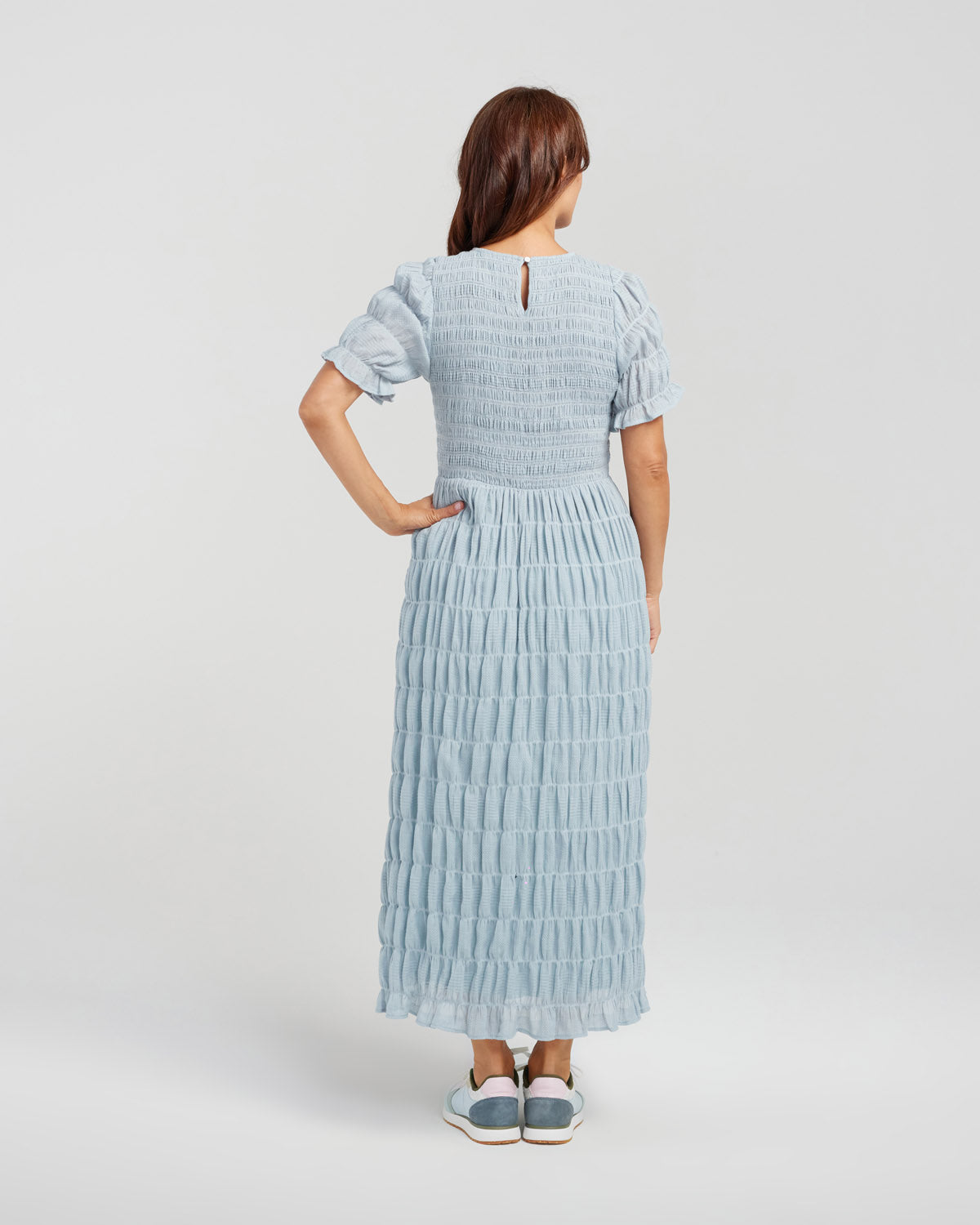 ZAFINA NICOLE DRESS - BLUE - THE VOGUE STORE