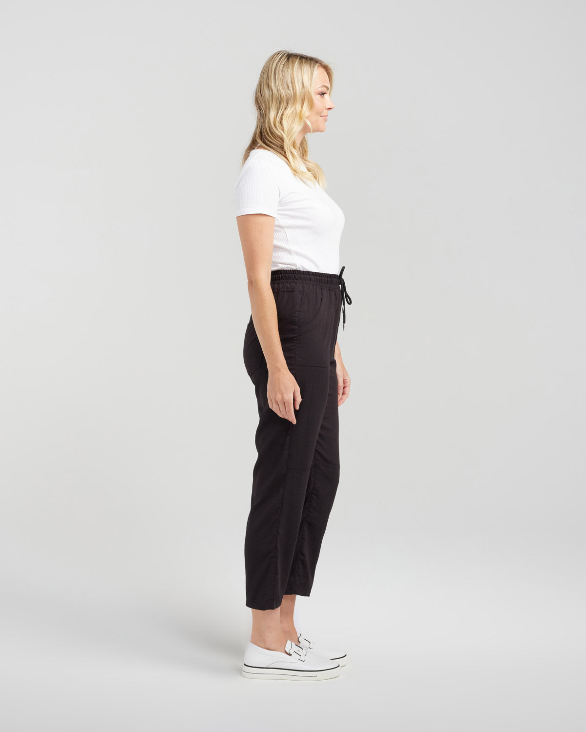 ZAFINA PAGE PANT - BLACK - THE VOGUE STORE