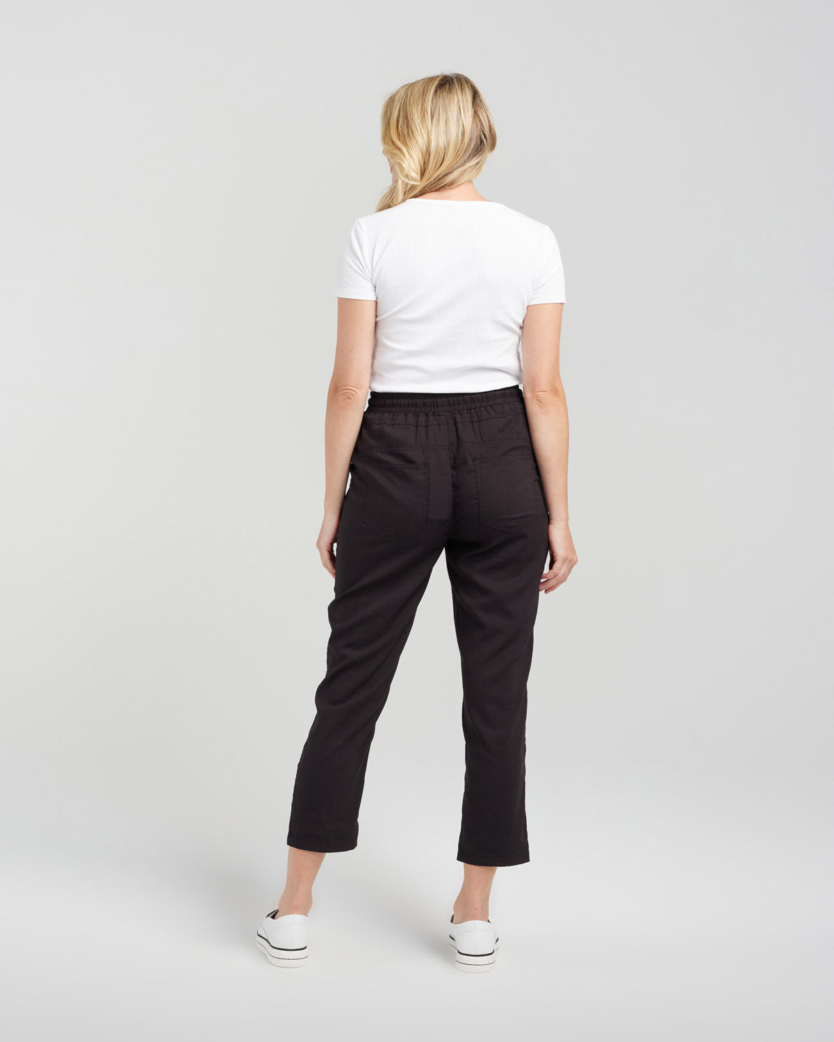 ZAFINA PAGE PANT - BLACK - THE VOGUE STORE