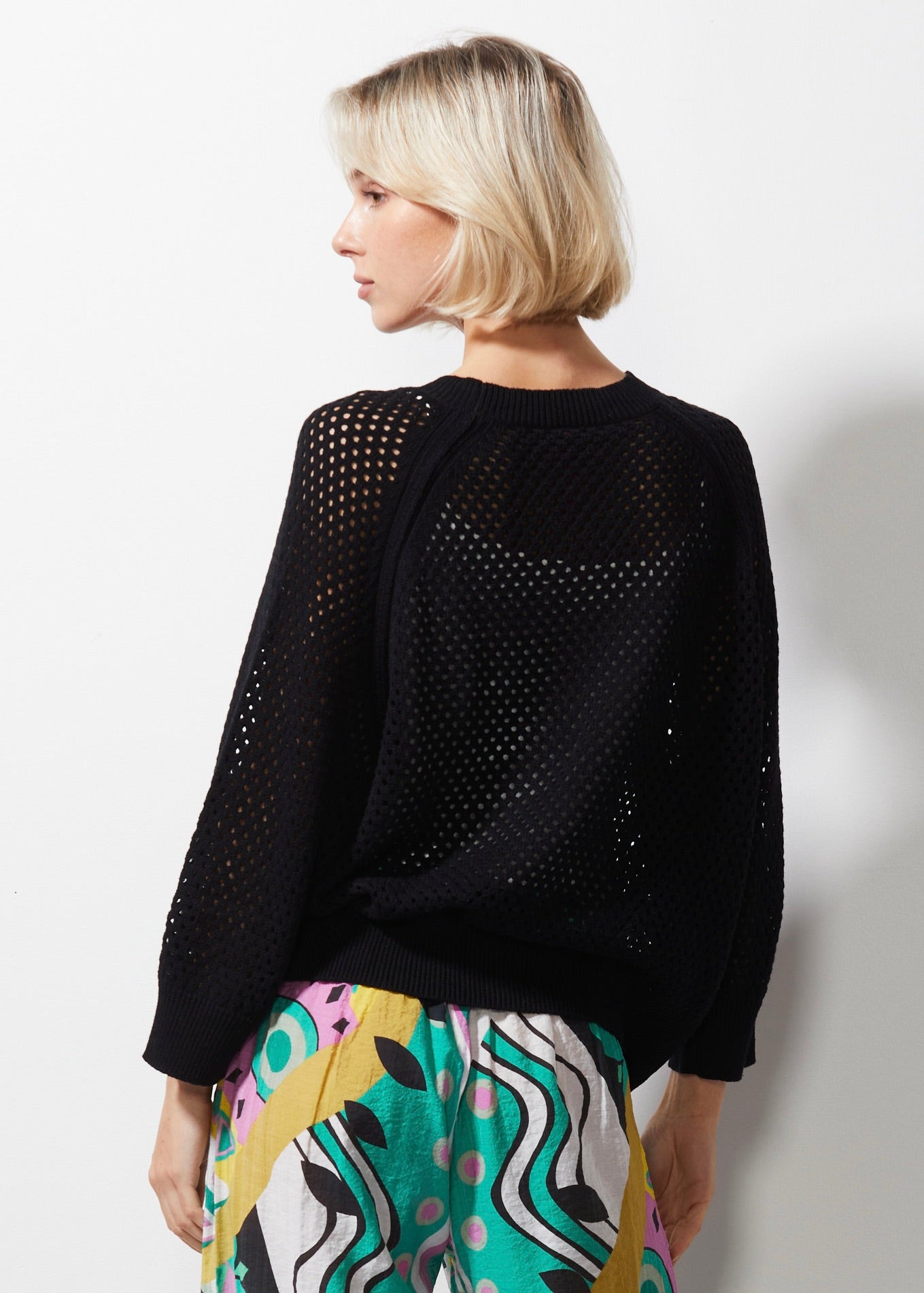 Z&P HOLEY TOP - BLACK - THE VOGUE STORE