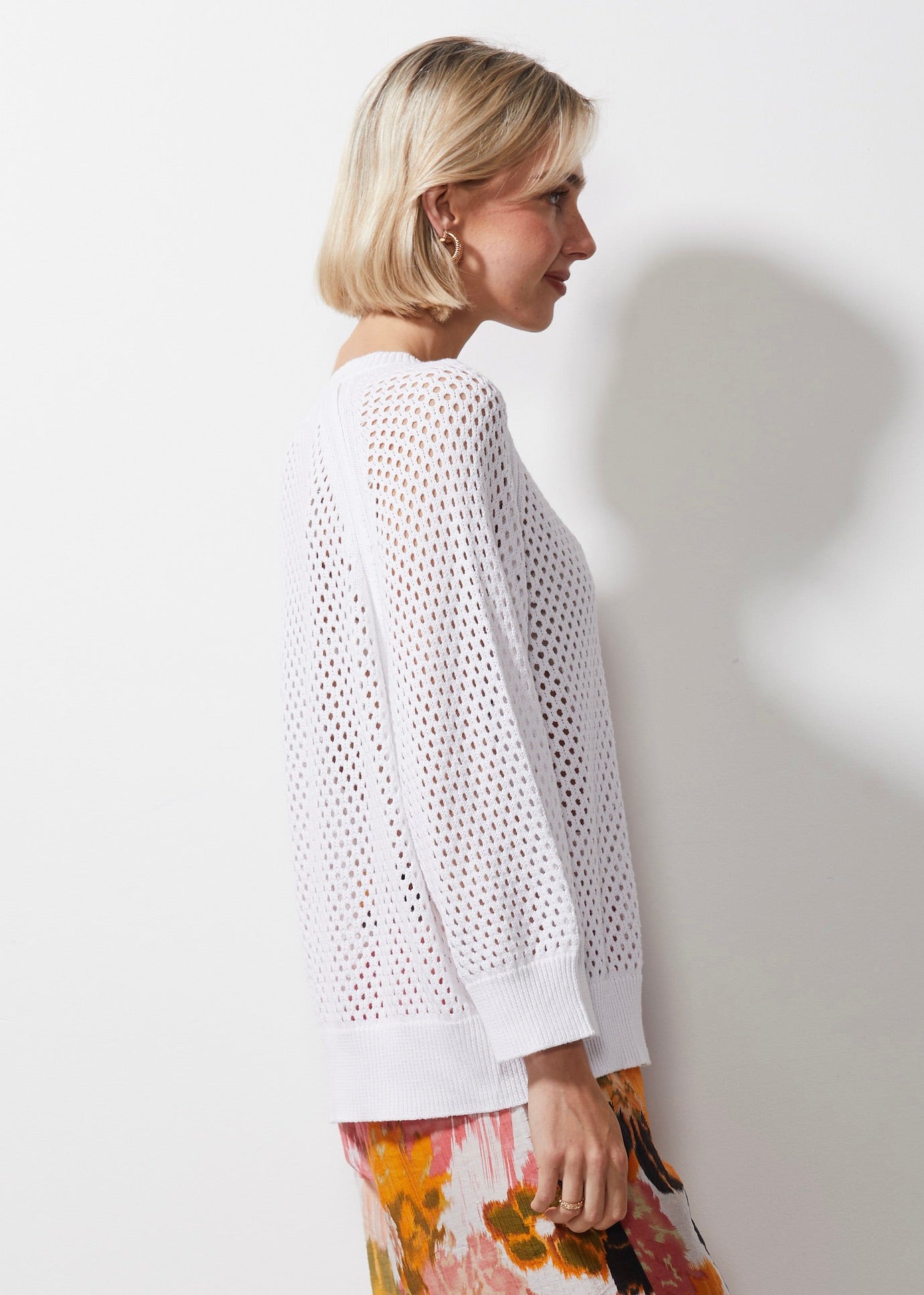 Z&P HOLEY TOP - WHITE - THE VOGUE STORE