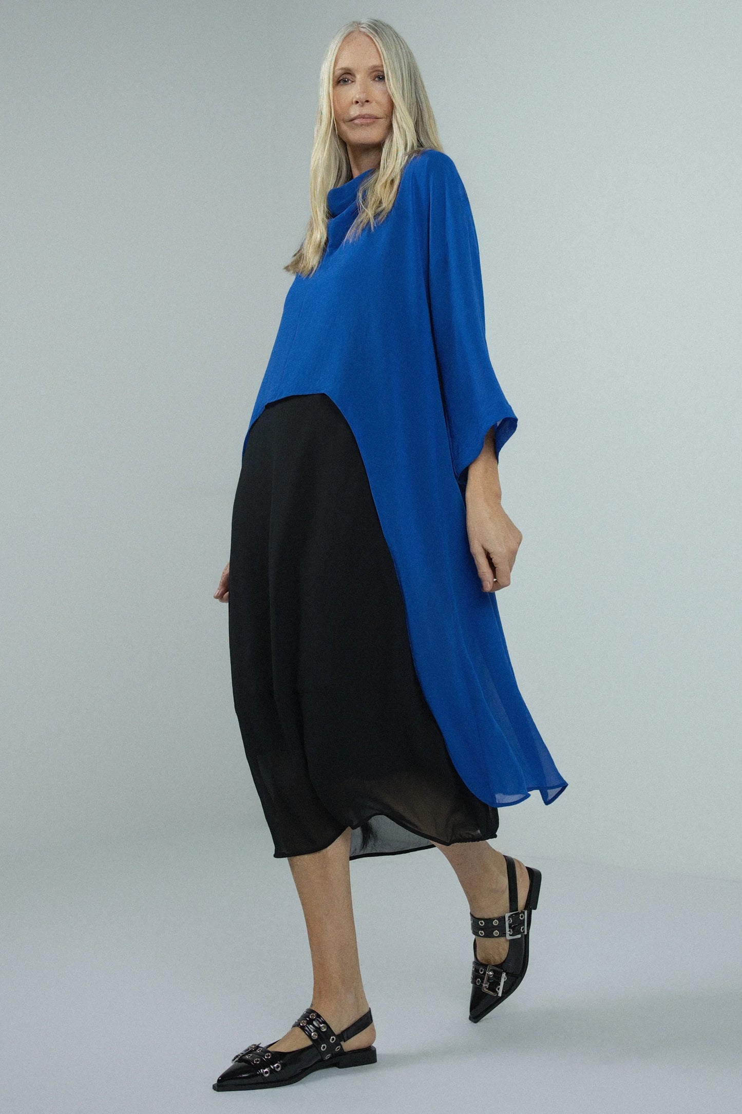 REPERTOIRE CHRISTIE TOP - BLUE - THE VOGUE STORE