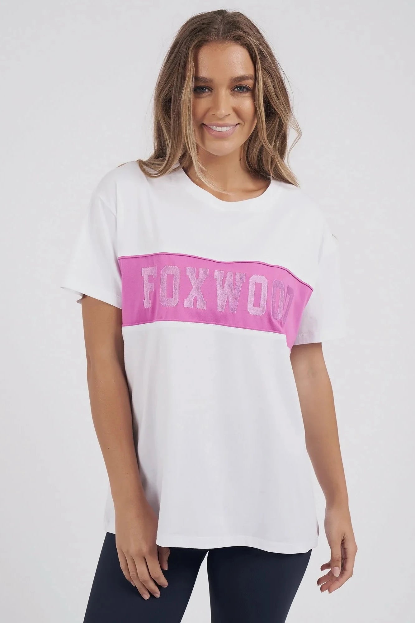 FOXWOOD CONNECTION TEE - FUSCHIA - THE VOGUE STORE