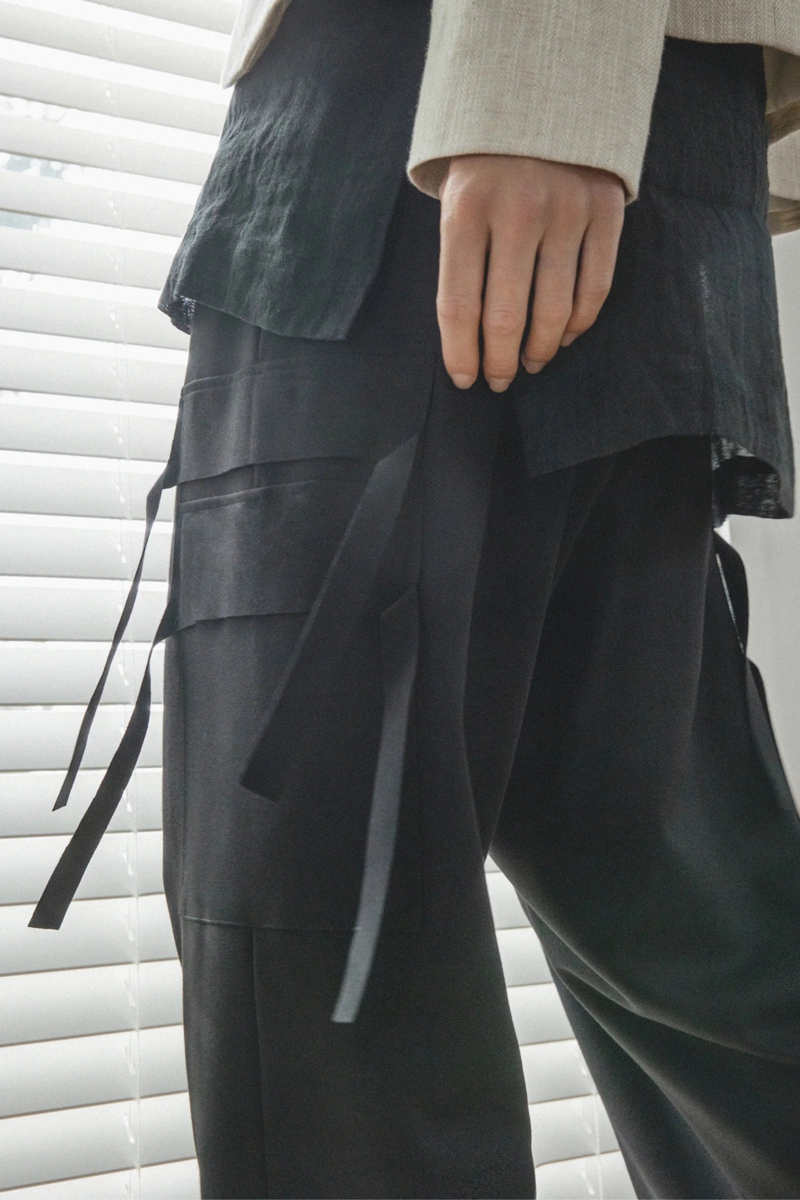 REPERTOIRE HAVEN PANT - BLACK - THE VOGUE STORE