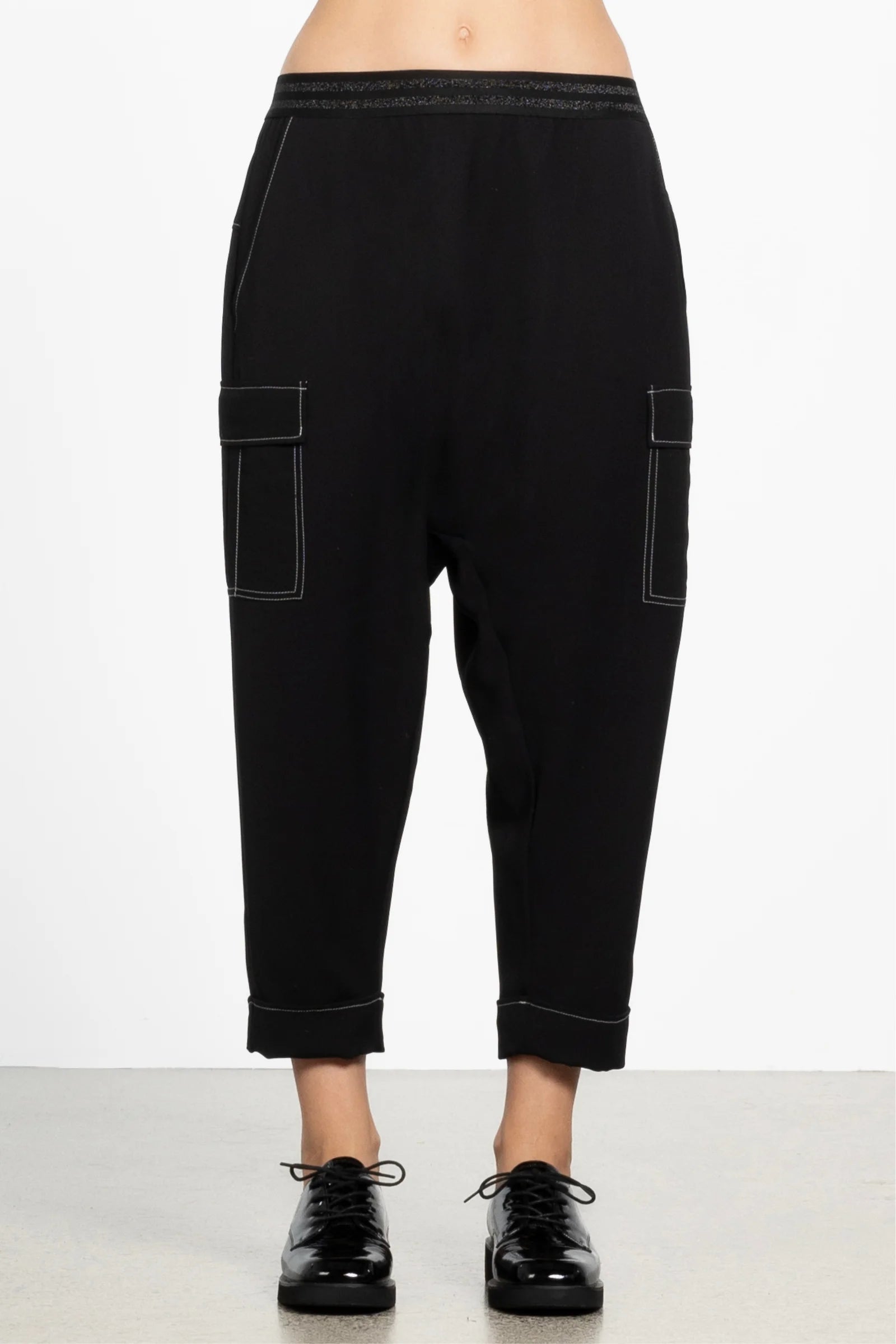 REPERTOIRE HIRO PANT - BLACK - THE VOGUE STORE