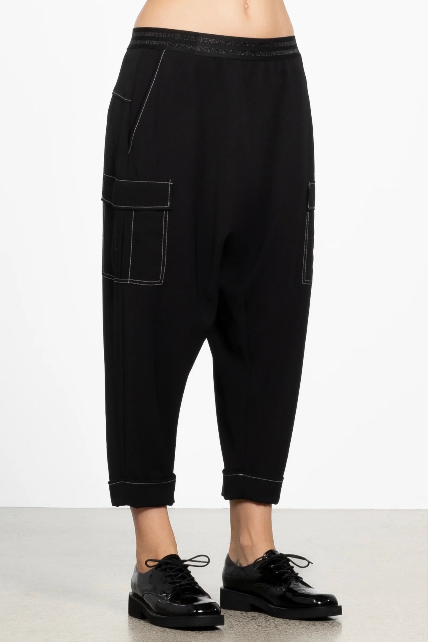 REPERTOIRE HIRO PANT - BLACK - THE VOGUE STORE