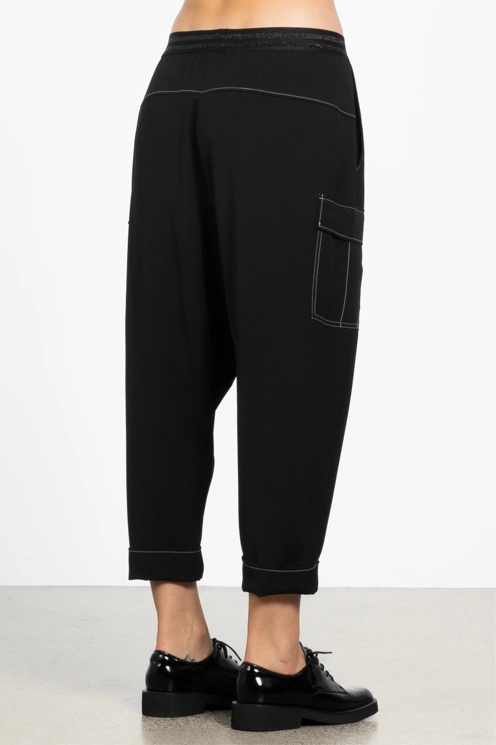 REPERTOIRE HIRO PANT - BLACK - THE VOGUE STORE