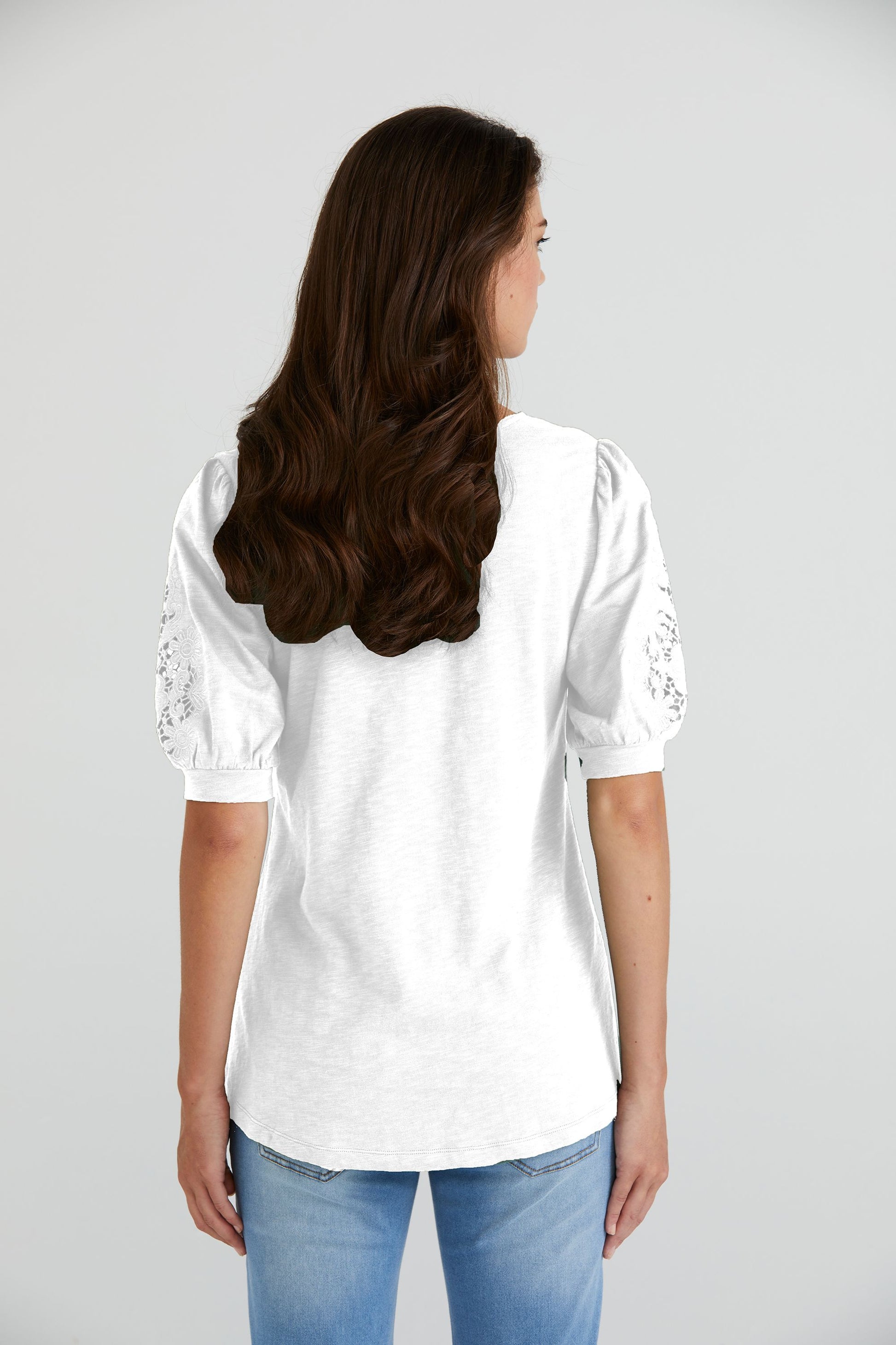 LANIA BAILEY TOP - WHITE - THE VOGUE STORE