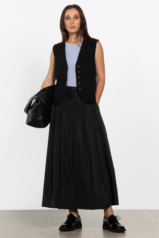 REPERTOIRE LISBON SKIRT - BLACK - THE VOGUE STORE