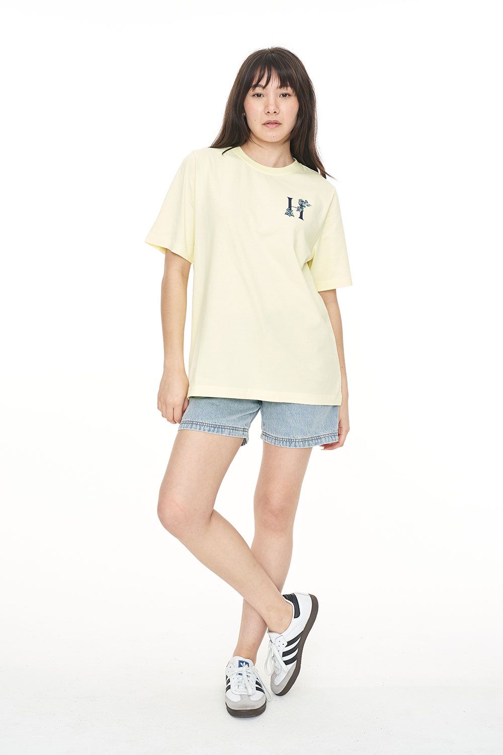 HUFFER RELAX TEE 220/GARDEN PARTY - LIMONCELLO - THE VOGUE STORE