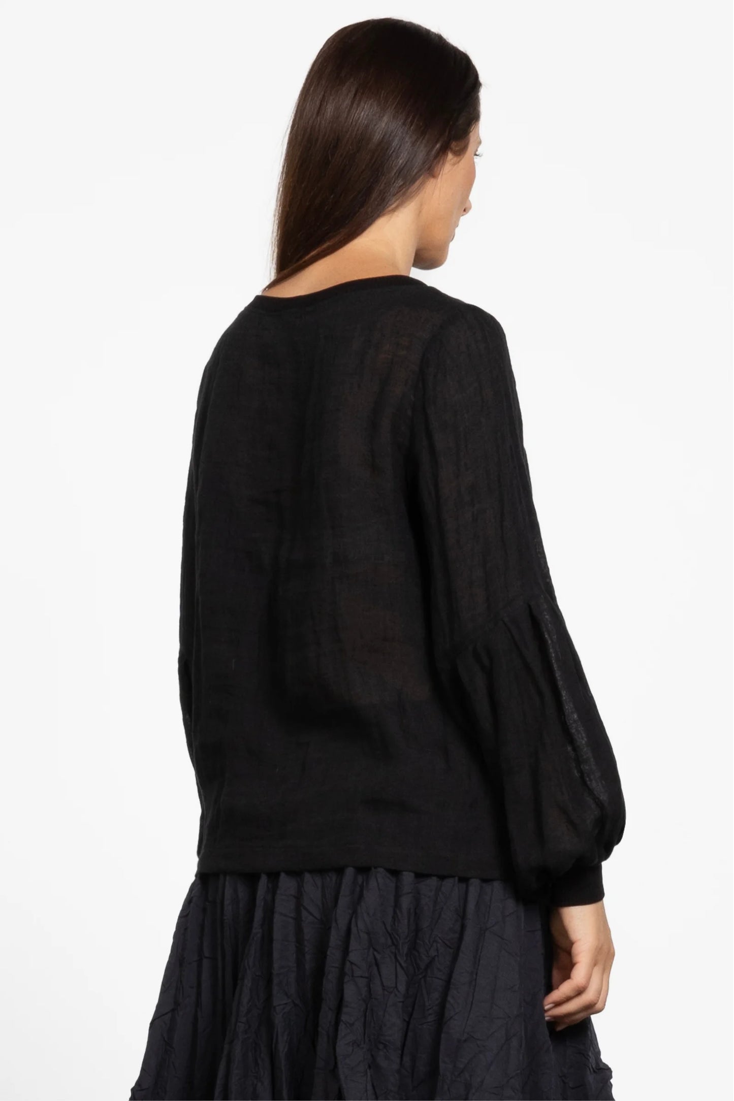 REPERTOIRE PHOEBIE TOP - BLACK - THE VOGUE STORE