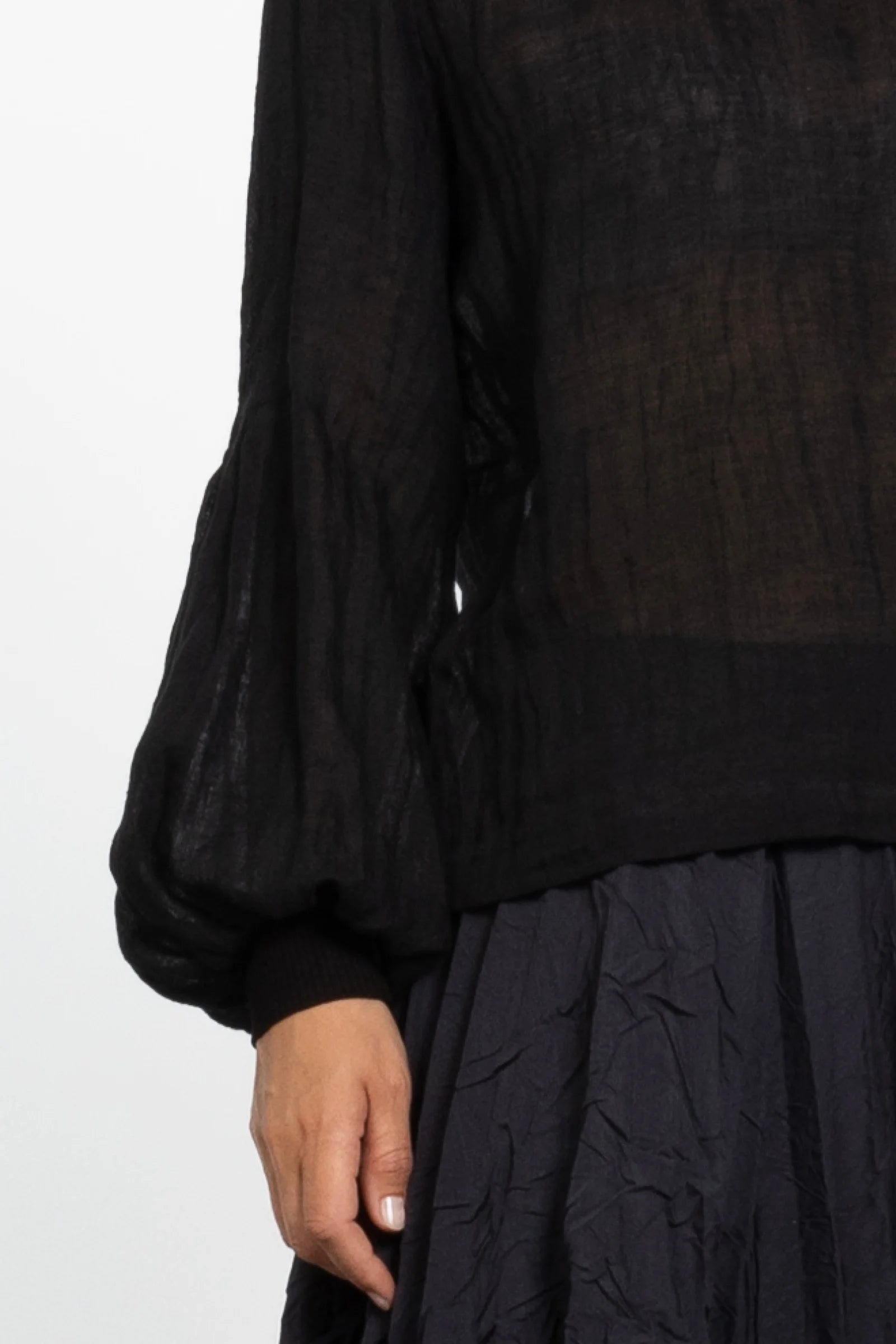 REPERTOIRE PHOEBIE TOP - BLACK - THE VOGUE STORE