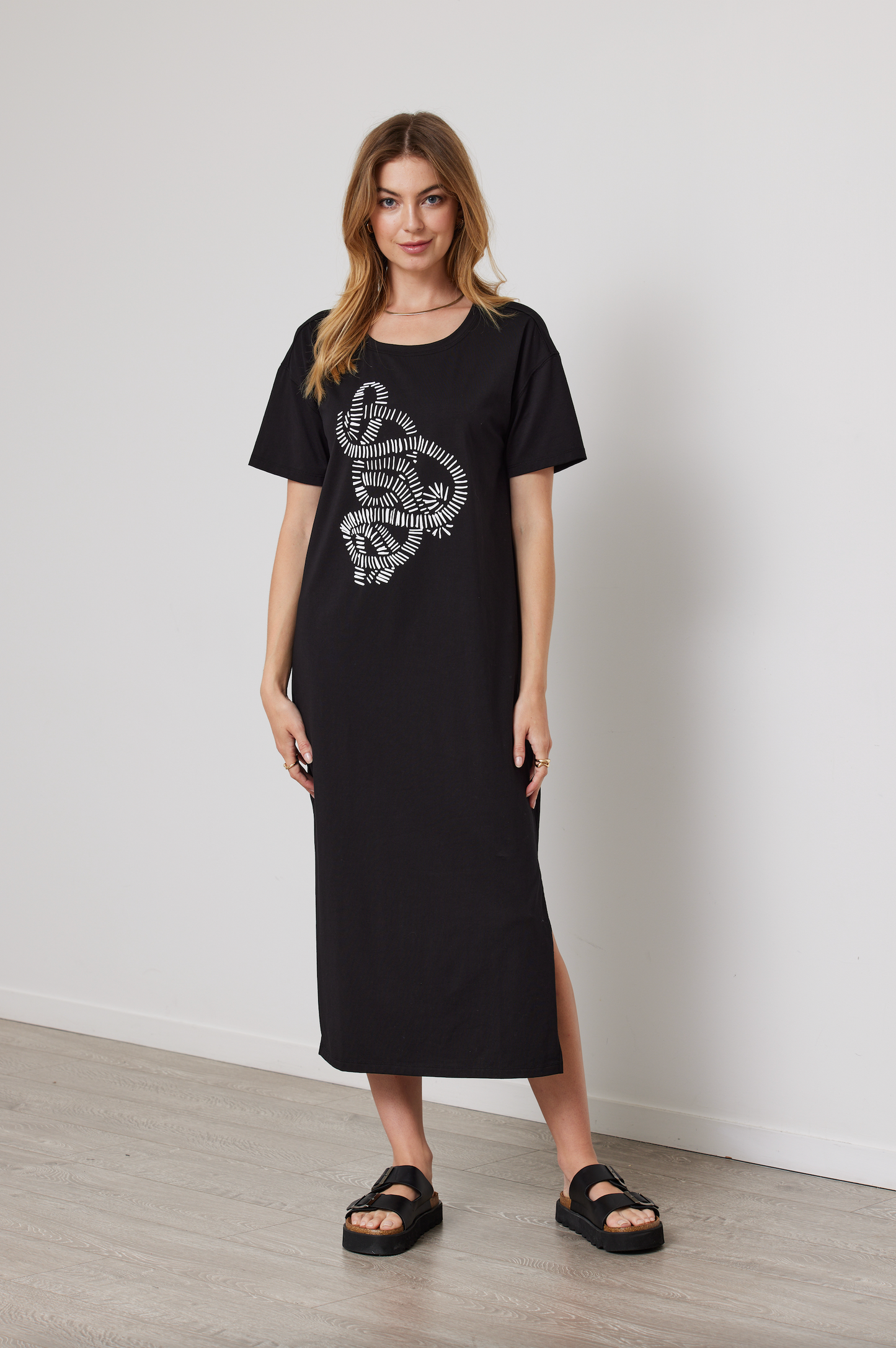 DUO UNION DRESS - BLACK - THE VOGUE STORE