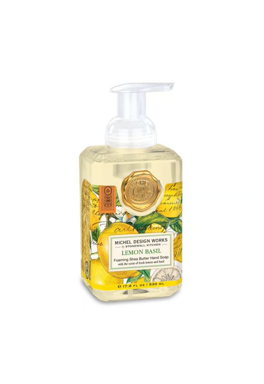 MICHEL DESIGN WORKS LEMON BASIL FOAMING HAND SOAP - THE VOGUE STORE