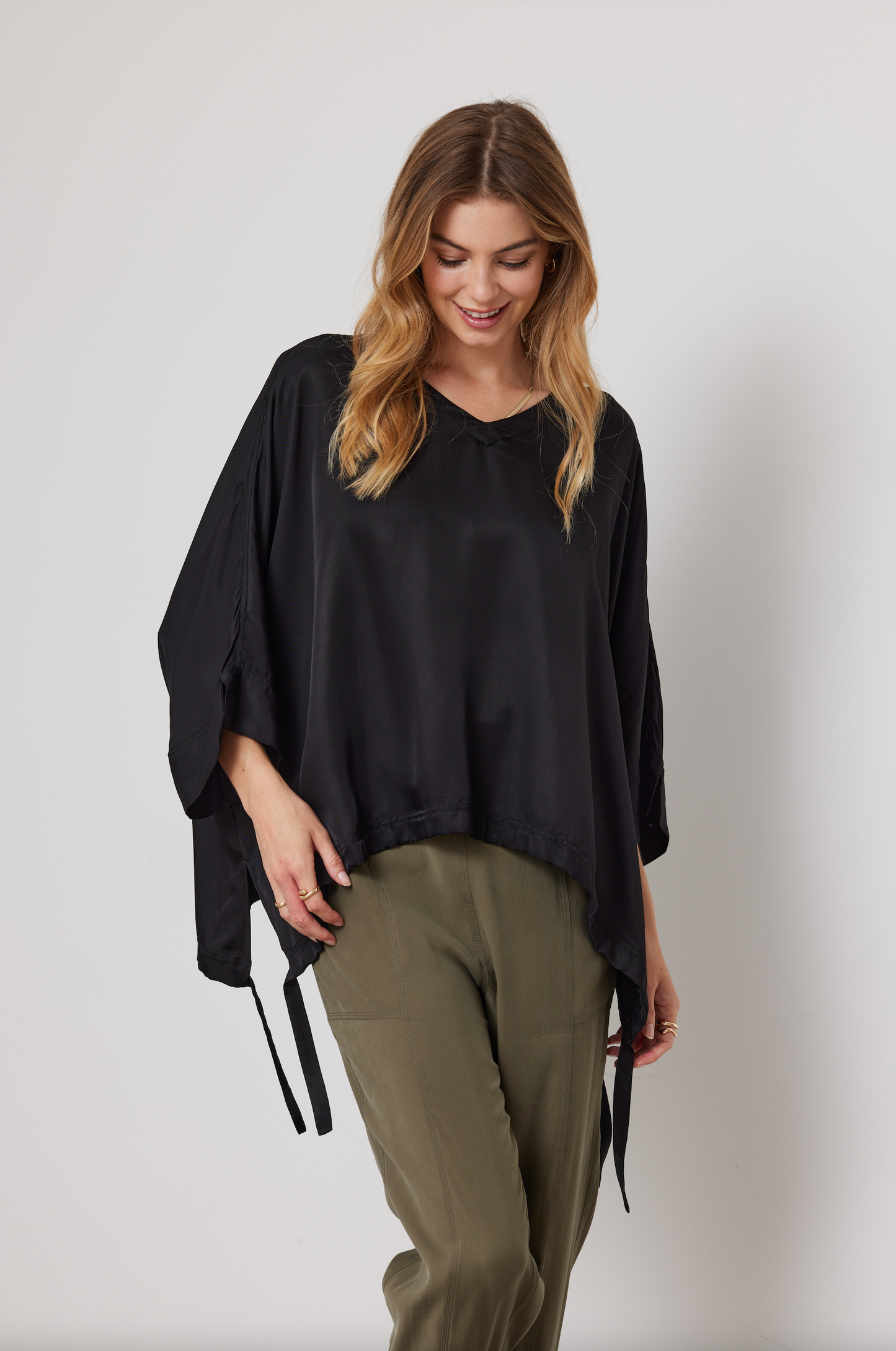 DUO ASTELL TOP - BLACK - THE VOGUE STORE