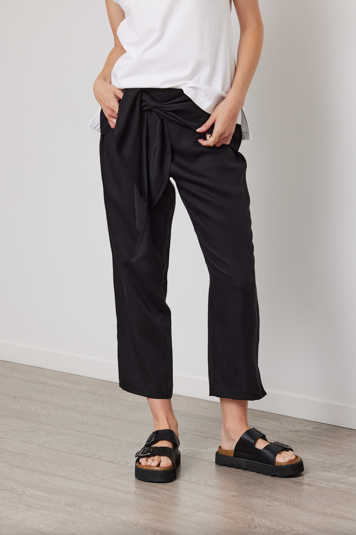 DUO MINET PANT - BLACK - THE VOGUE STORE