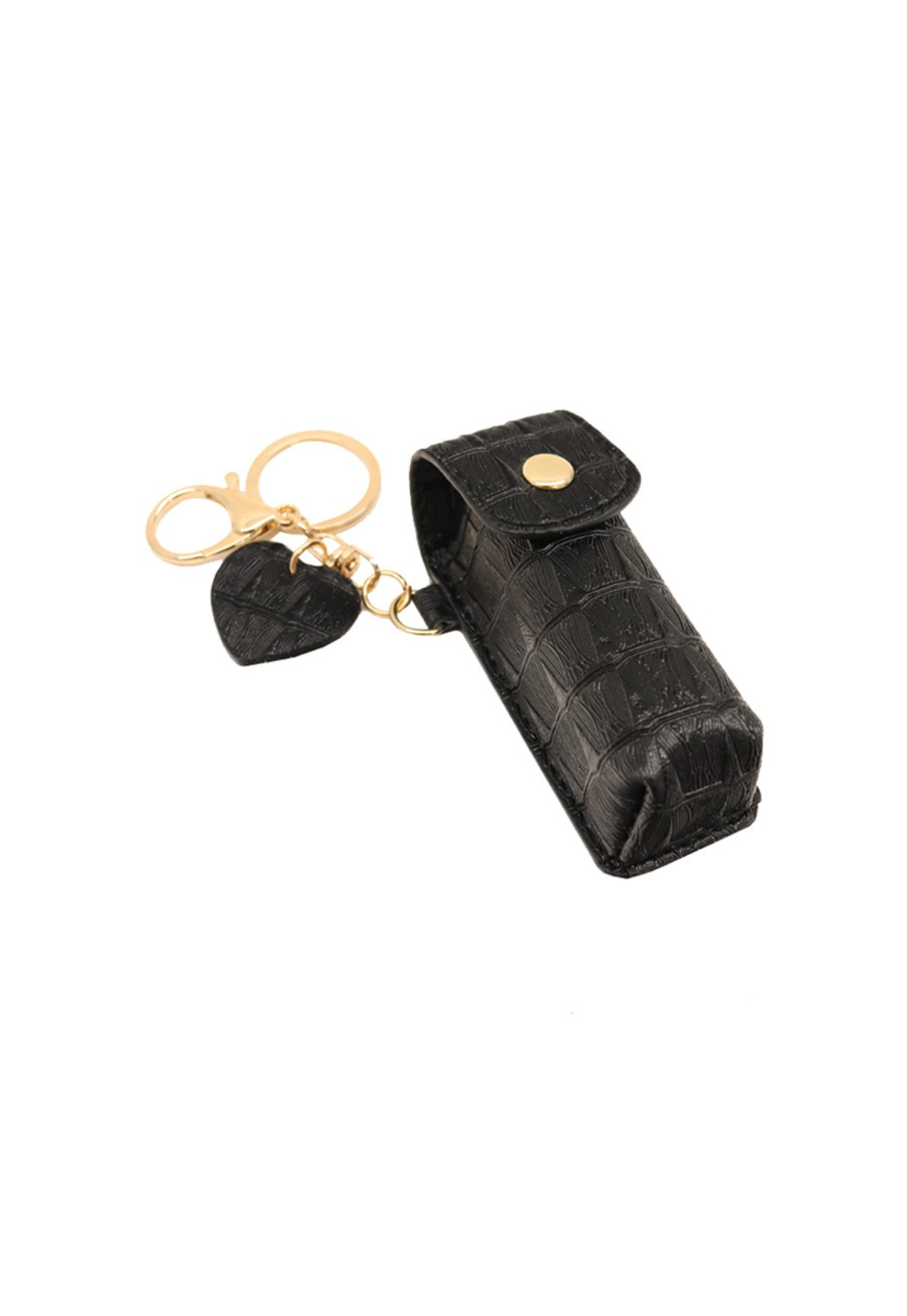 LIPSTICK KEYCHAIN - BLACK - THE VOGUE STORE