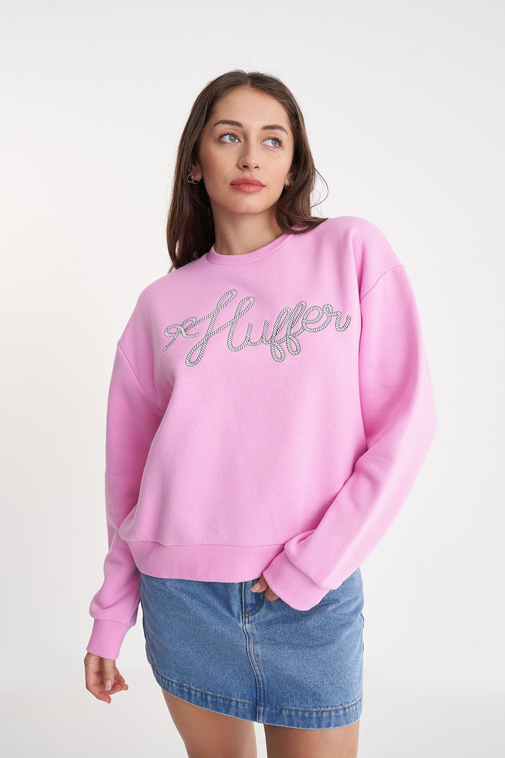 HUFFER SLOUCH CREW / RODEO CLUB BON BON - THE VOGUE STORE