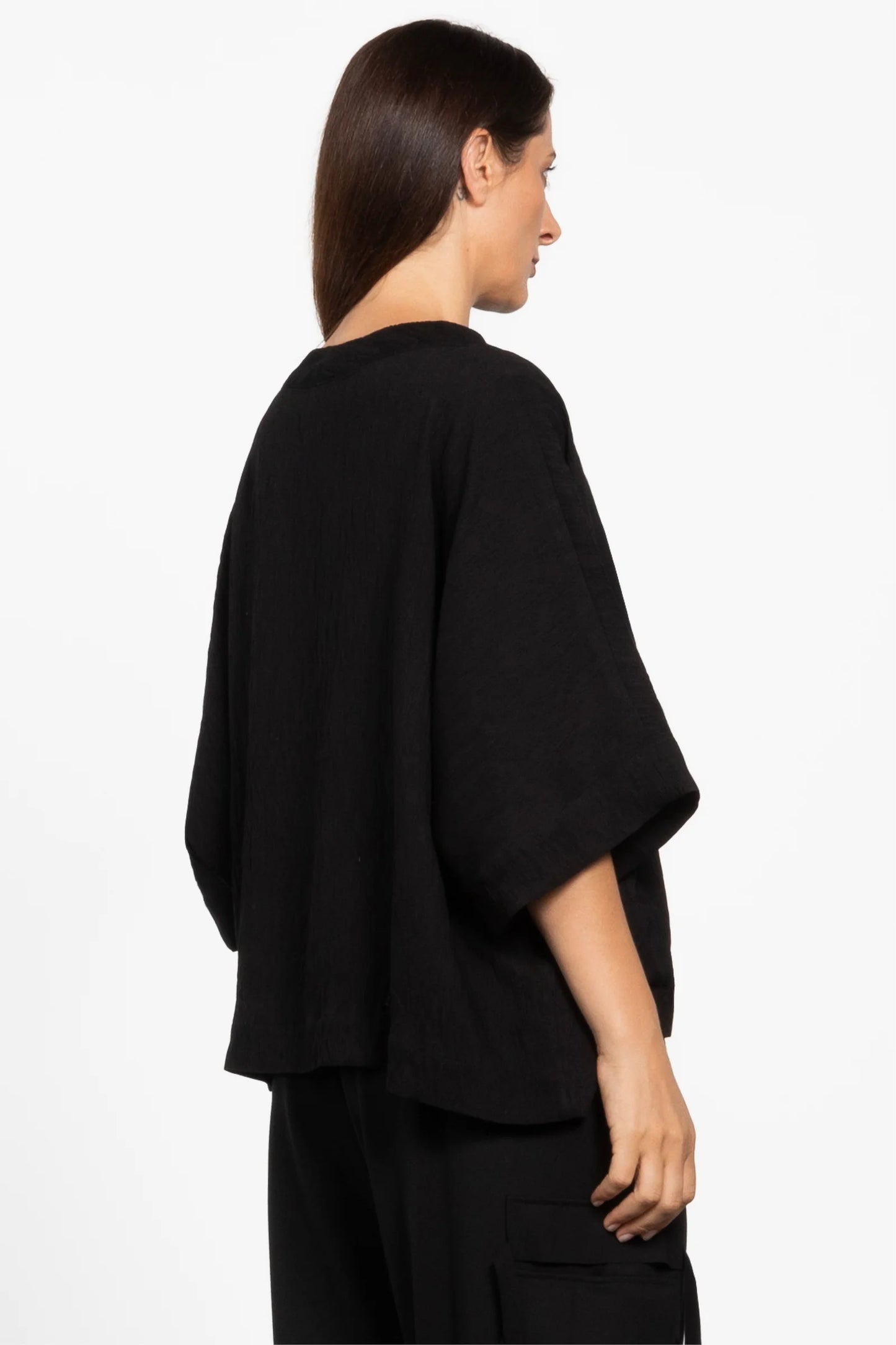 REPERTOIRE TESSA TOP - BLACK - THE VOGUE STORE