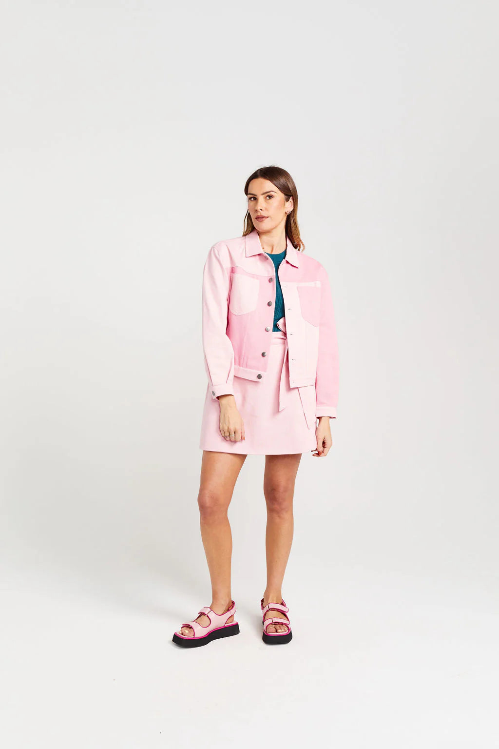 THING THING LEAGUE JACKET - CANDY FLOSS - THE VOGUE STORE