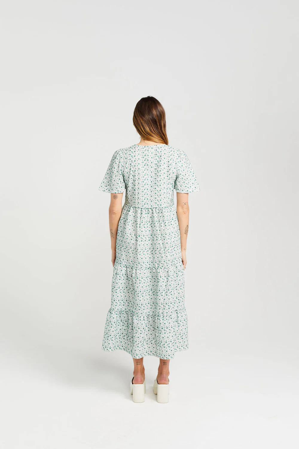 THING THING HAPPY DAYS DRESS - MALACHITE BLOOM - THE VOGUE STORE