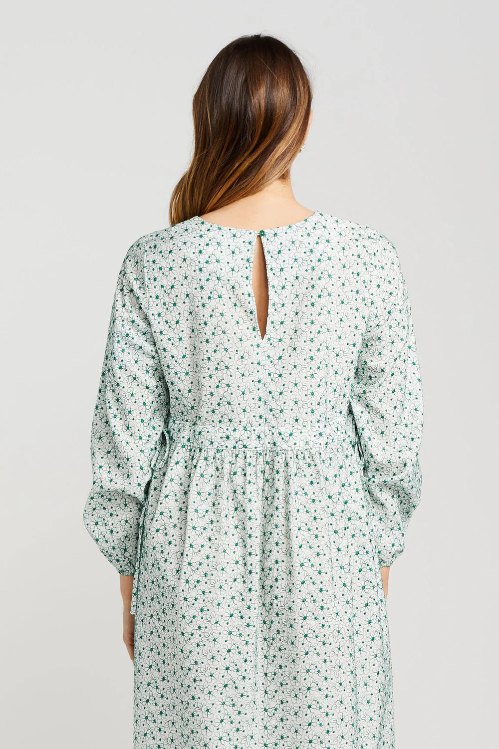 THING THING NELLIE DRESS - MALACHITE BLOOM - THE VOGUE STORE