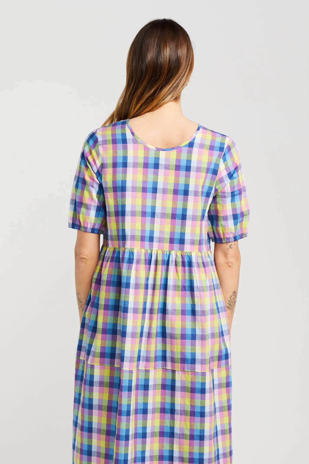 THING THING TIE UP LEAH DRESS - SUMMER PICNIC - THE VOGUE STORE