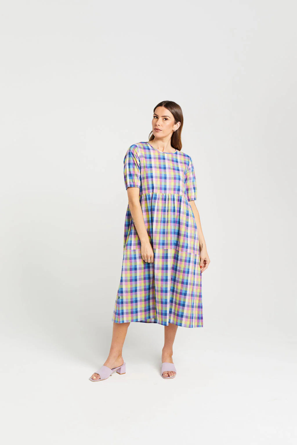 THING THING TIE UP LEAH DRESS - SUMMER PICNIC - THE VOGUE STORE