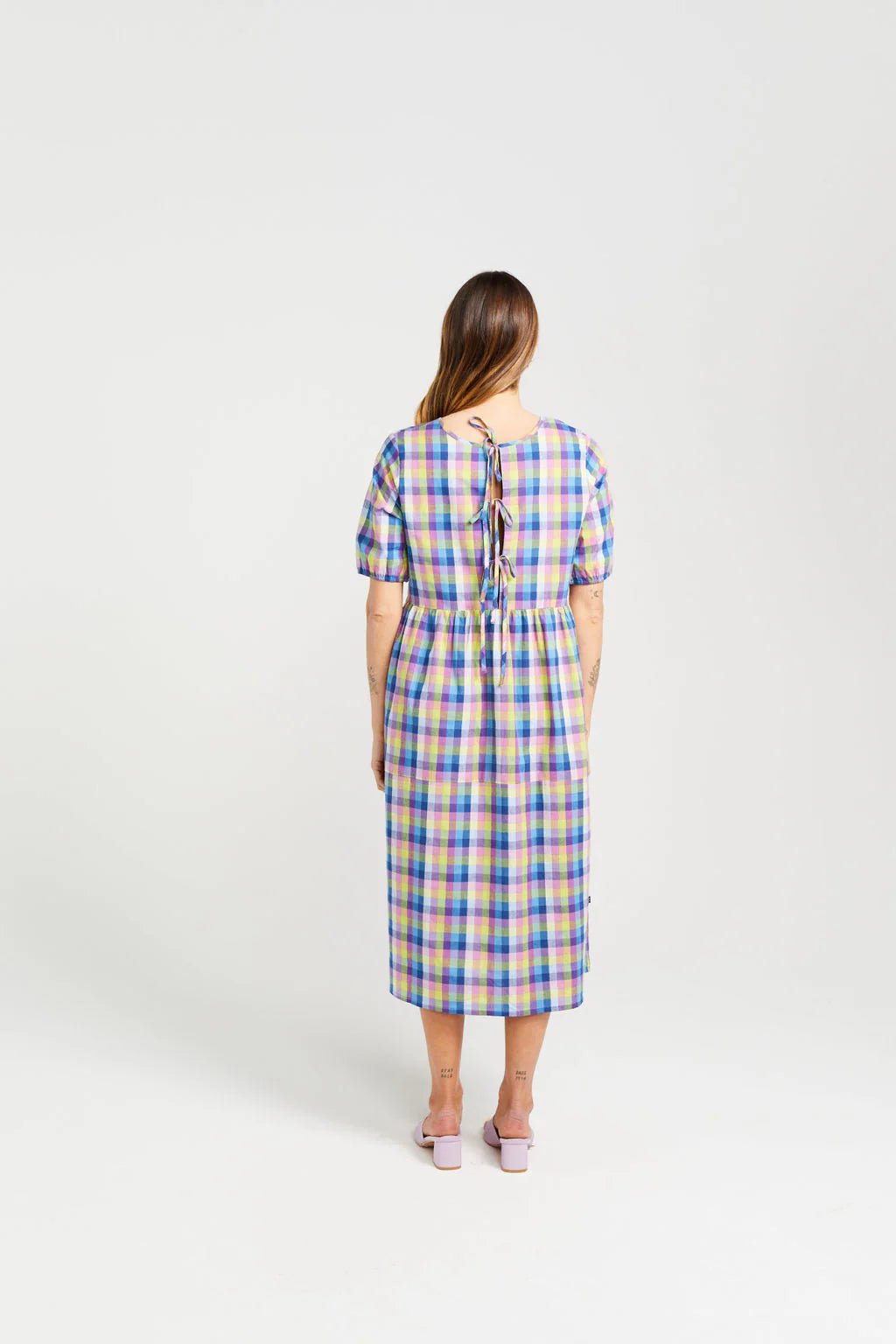 THING THING TIE UP LEAH DRESS - SUMMER PICNIC - THE VOGUE STORE