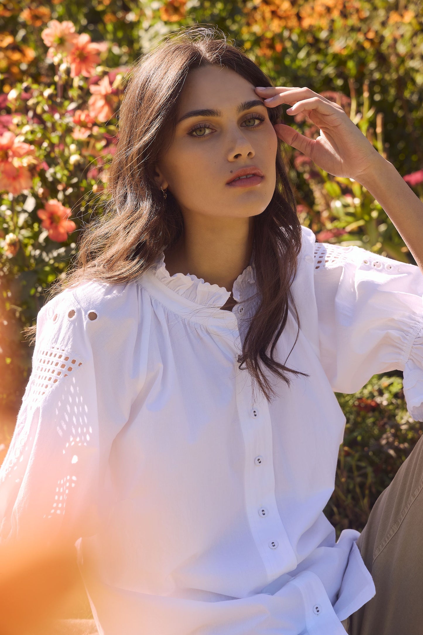 LANIA ISSEY SHIRT - WHITE - THE VOGUE STORE