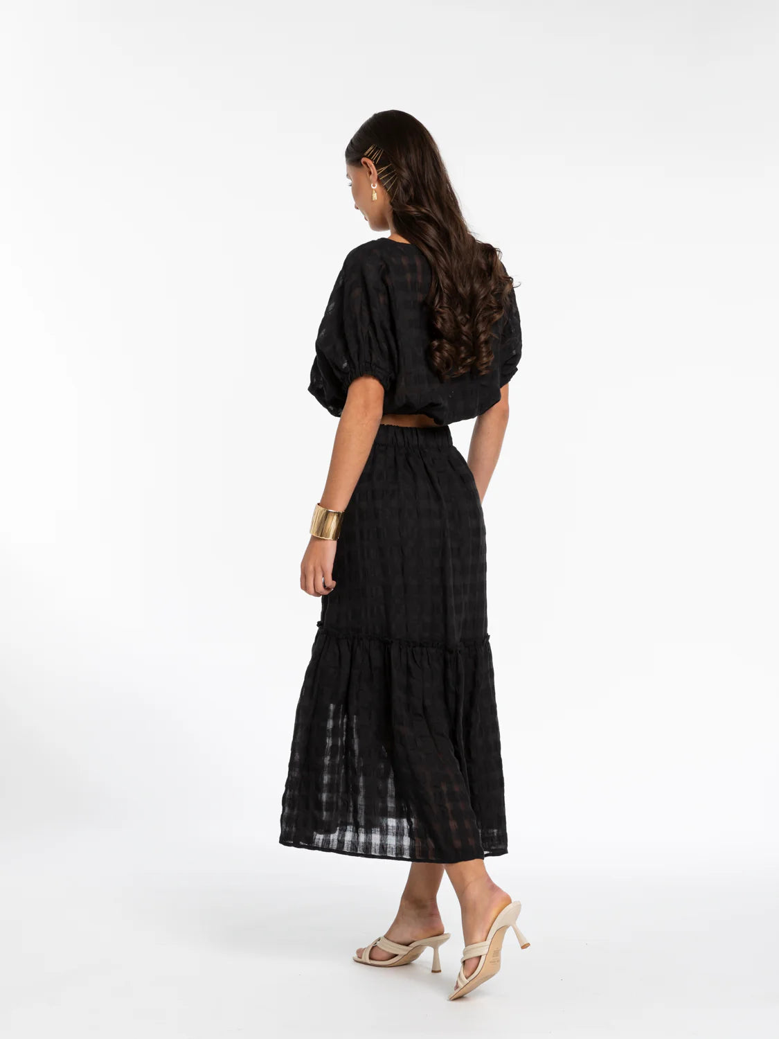 STYLE X LAB TAKE A CHANCE SKIRT - BLACK - THE VOGUE STORE