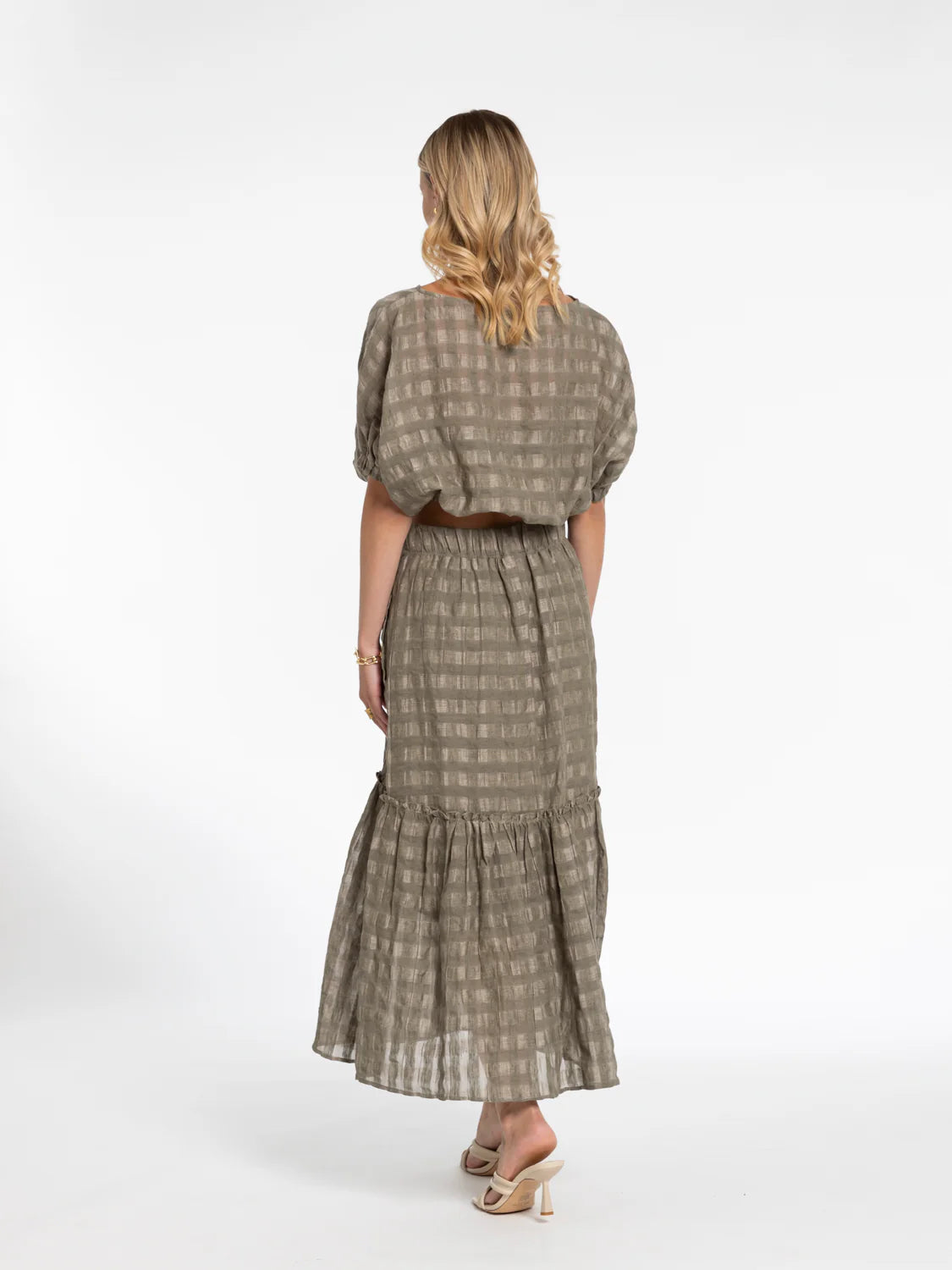 STYLE X LAB TAKE A CHANCE SKIRT - OLIVE - THE VOGUE STORE