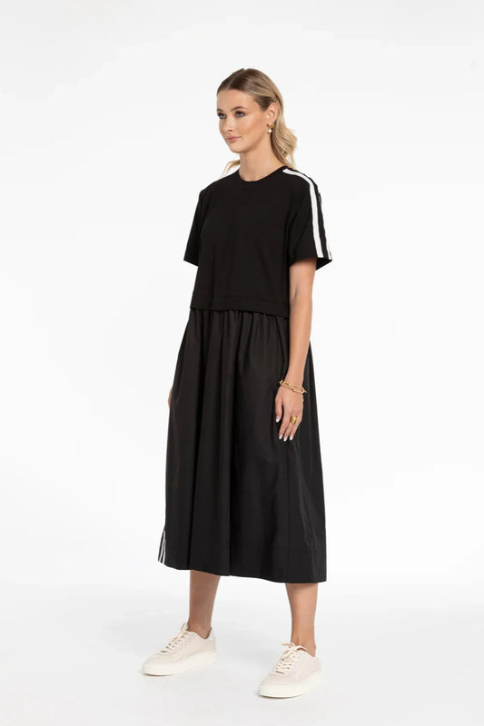 STYLE X LAB THAT WAY DRESS - BLACK - THE VOGUE STORE